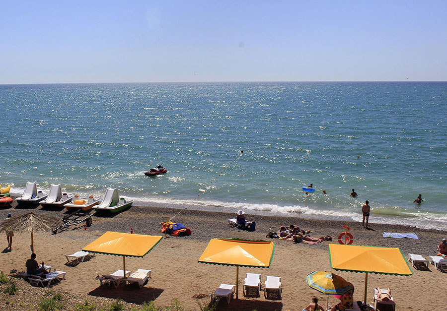Отдых в Николаевке (Крым): пляж 